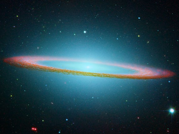 Sombrero Galaxy by Spitzer NASA