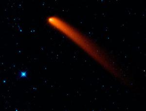 Dark asteroid seen in infrared