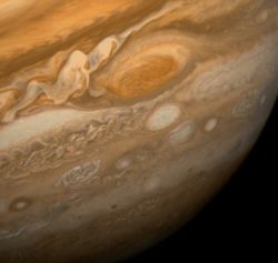 Jupiter Voyager 1. Courtesy of NASA.
