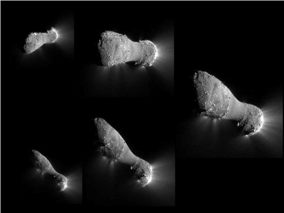 Comet Hartley 2 collage