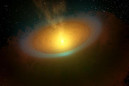 Nearby Planet-Forming Disk Holds Water for Thousands of Oceans