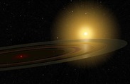 Saturn-Like Ring System Eclipses Sun-Like Star