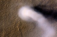 12-Mile-High Martian Dust Devil Caught in Act