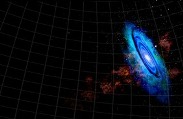 Neighbor Galaxies May Have Brushed Closely, Astronomers Find