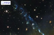 Cosmic Skyrocket: Geyser of Hot Gas Flowing from a Newborn Star