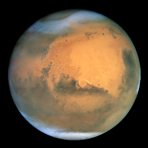 Mars how it appears today, by Hubble Space Telescope