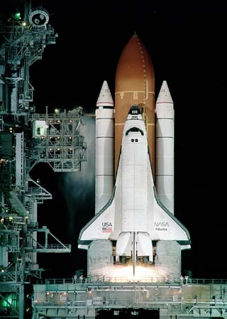 NASA Space Shuttle Before Launch