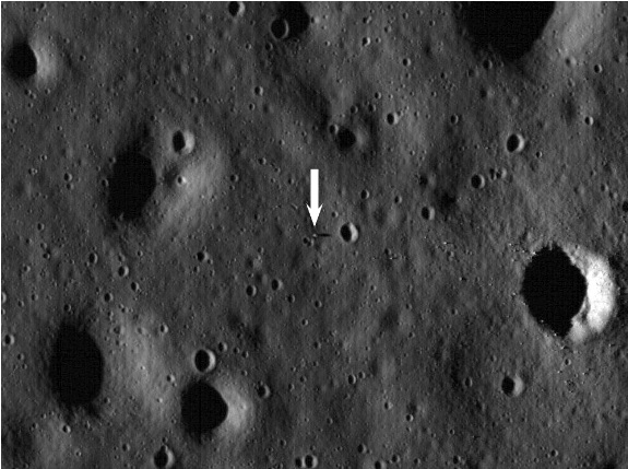 Apollo 11 lander spotted on the Moon