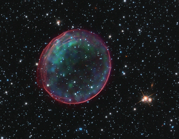 Supernova Remnant Bubble