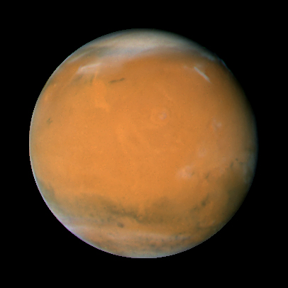 Mars as seen by Hubble Telescope