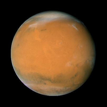 hubble images of mars