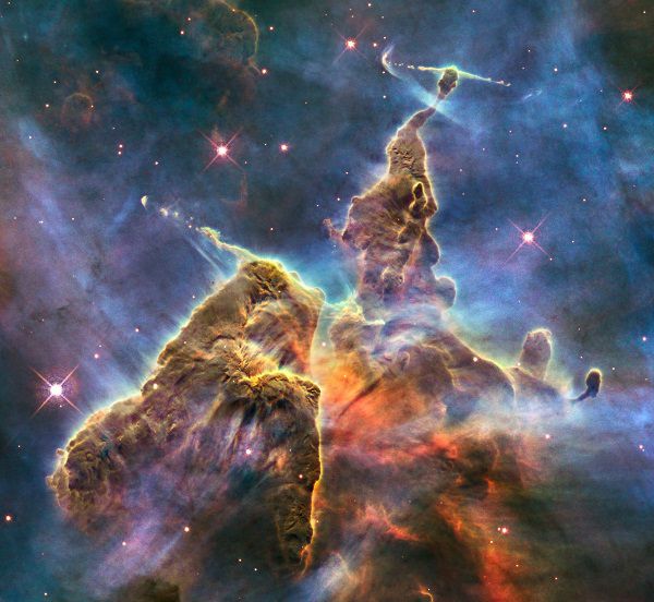 Mystic Mountain in the Carina Nebula by Hubble