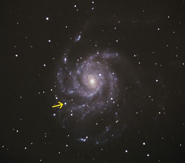 Supernova in M101 2011-08-25
