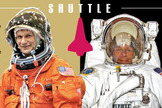 Evolution of the spacesuit infographic