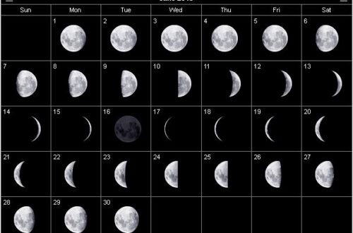 Moon Phases Calendar June 2015