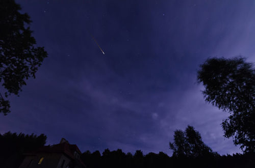 Perseids 2014 meteor photo by Jacek Halicki. License: CC BY-SA 4.0.