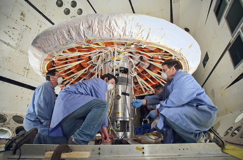 NASA Heat Shield Technology. Photo by NASA Goddard Space Flight Center. License: CC BY 2.0.