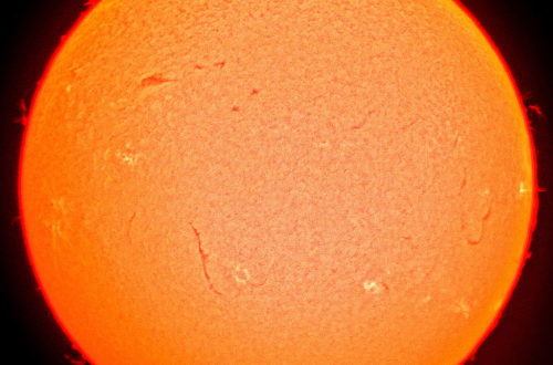 Sun With Solar Flares