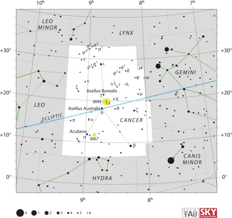 Cancer Constellation Map IAU 800x754 
