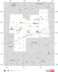 Leo Constellation Map IAU