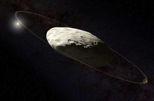 Dwarf Planet Haumea With Rings Artists View