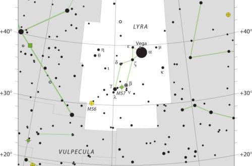 Lyra Constellation Map IAU