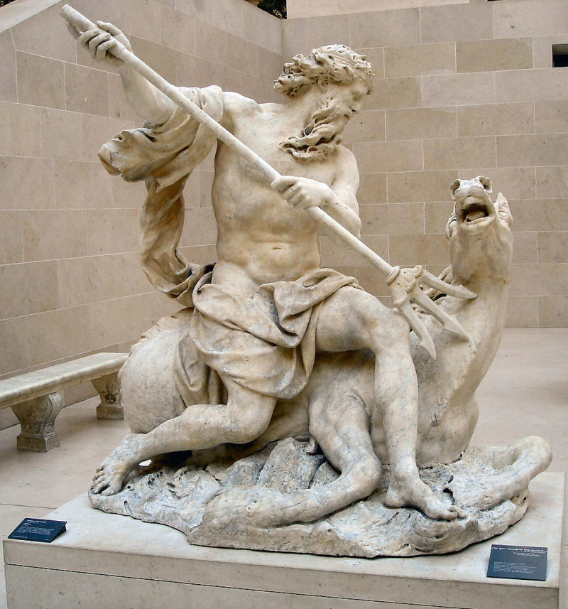 Neptune Antoine Coysevox 1705 Louvre